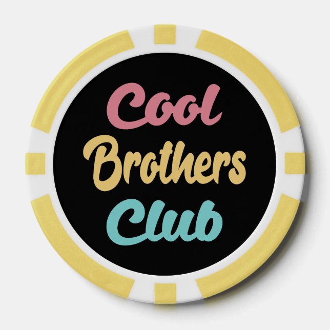 Jetons De Poker Cool Brothers Club II (Recto)