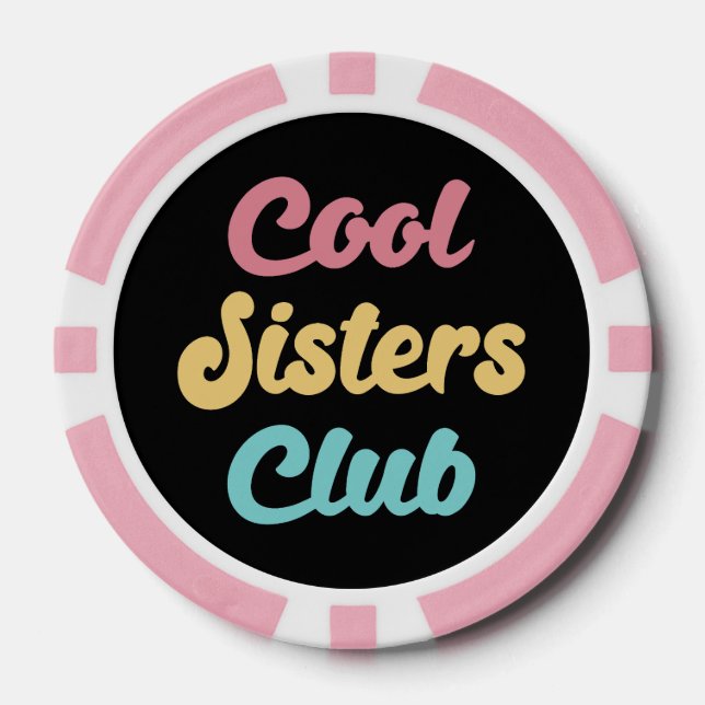 Jetons De Poker Cool Sisters Club II (Recto)