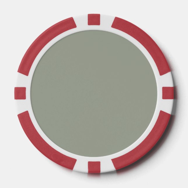 Jetons De Poker Couleur Pantone de l'automne du désert Sage 2015 (Recto)