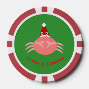 Jetons De Poker Crabe de Noël