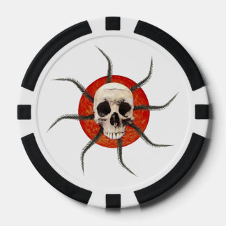 Jetons De Poker Crânes rayonnants pour toujours