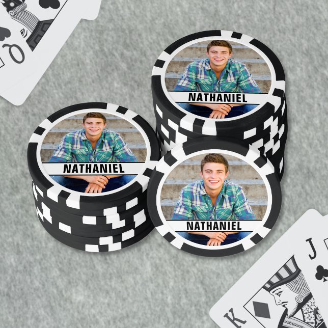 Jetons De Poker Create your Own Photo (Create your Own Photo Poker Chips)