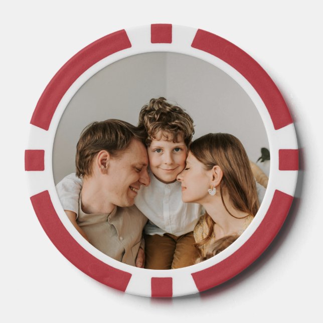 Jetons De Poker Create Your Own Photo Custom Picture DIY  (Recto)