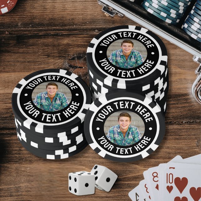 Jetons De Poker Create your Own Photo Keepsake (Create your Own Photo Keepsake Poker Chips)