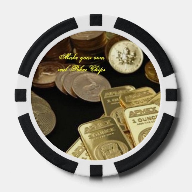 Jetons De Poker Créez vos propres puces de poker / cartes de jeu c (Recto)