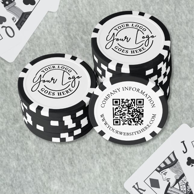 Jetons De Poker Créez votre propre logo de code QR (Create Your Own QR Code Logo Poker Chips)