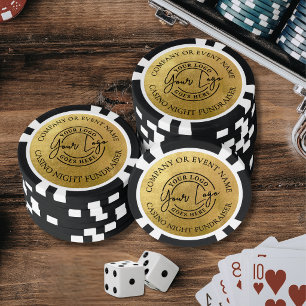 Jetons De Poker Créez Votre Propre Logo Or