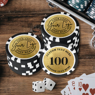 Jetons De Poker Créez Votre Propre Logo Or