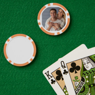 Jetons De Poker Créez Votre Propre Photo de Couple Image Personnal