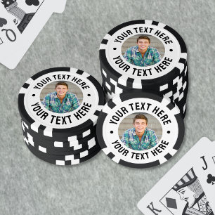 Jetons De Poker Créez votre propre photo et texte