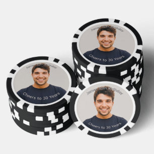 Jetons De Poker Créez votre propre texte personnalisé pour un anni