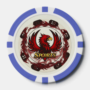 Jetons De Poker CrimsonCore : Conception de puces de poker à parti
