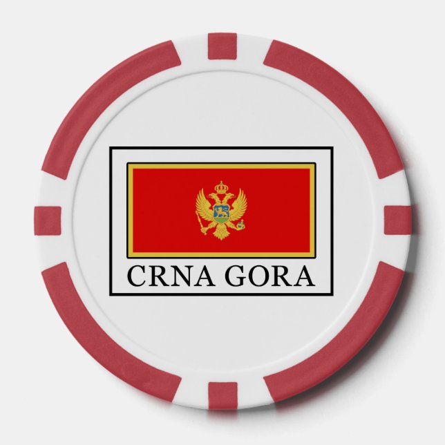 Jetons De Poker Crna Gora (Recto)