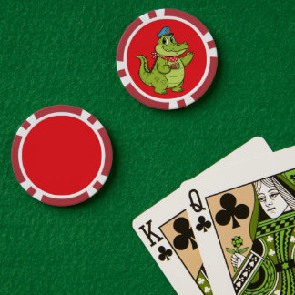 Jetons De Poker crocodile