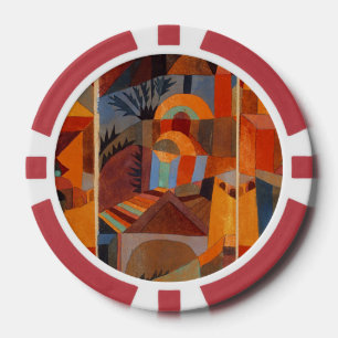 Jetons De Poker Cubisme Abstrait coloré Klee Temple Gardens