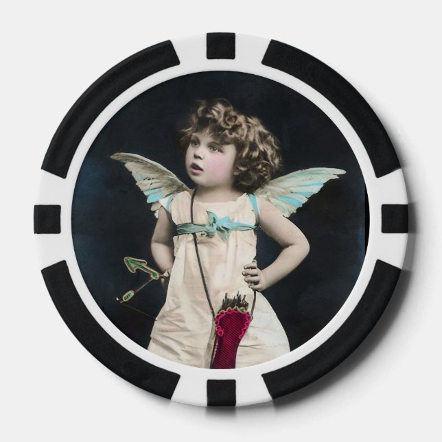 Jetons De Poker Cupidon en colère (Recto)