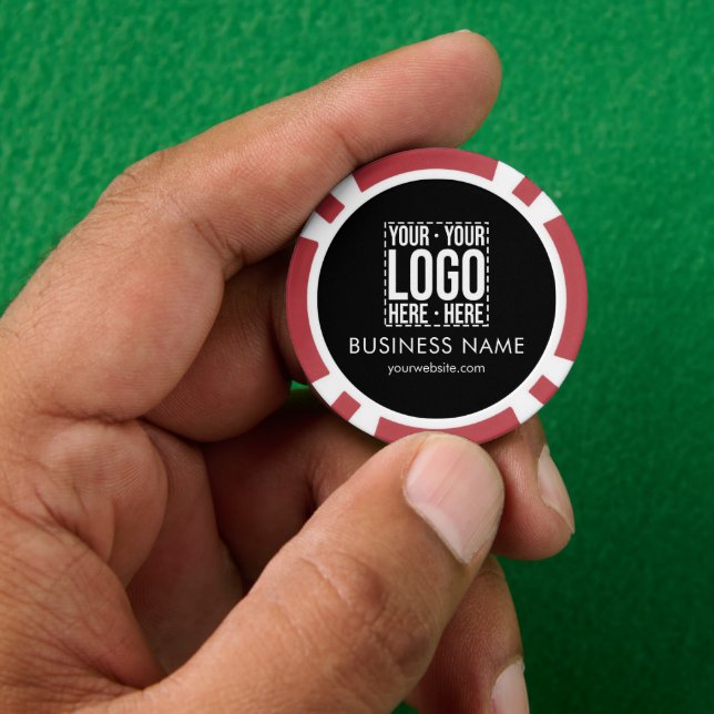 Jetons De Poker Custom Business Logo Corporate Company Modern Cool (main)