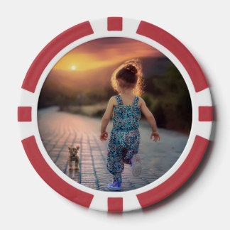 Jetons De Poker Custom Personalized Photo 