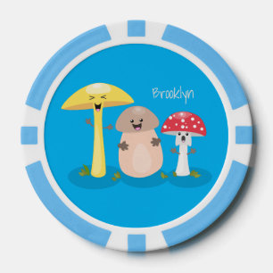 Jetons De Poker Cute kawaii champignon champignon toadstool
