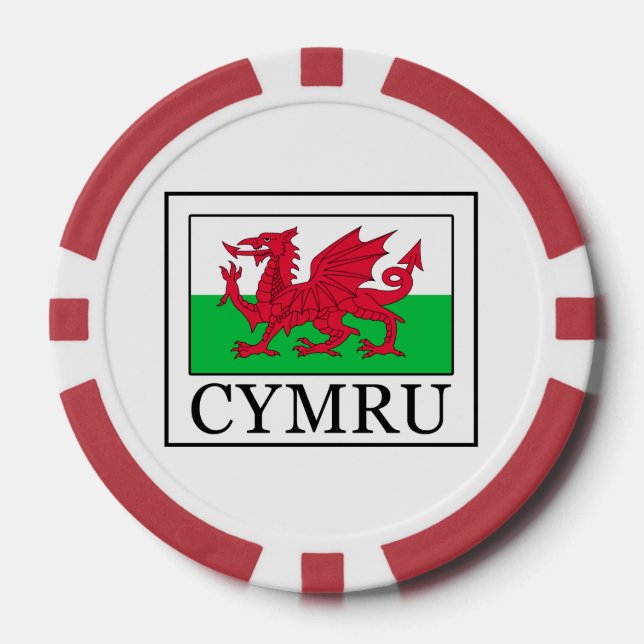 Jetons De Poker Cymru (Recto)