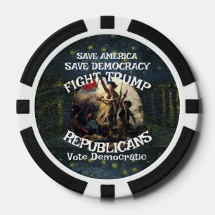 Jetons De Poker Czar Rue Menteur Trump POTUS Patriotique MAGA Trai