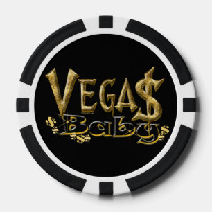 Jetons de poker de bébé de Vegas