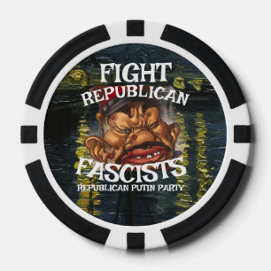 JETONS DE POKER DÉMOCRATE CCC WPA LIBÉRAL PRÉSIDENT POLITIQUE 2026