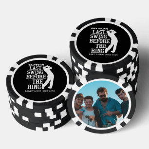 Jetons De Poker Dernier swing avant le golf de la bague Bachelor F