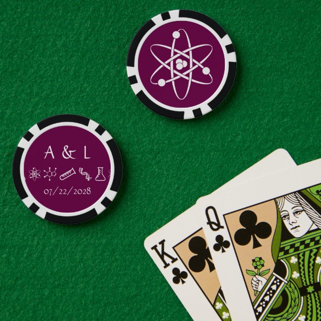 Jetons De Poker Des forces attractives dans le vin (Table de poker (double))