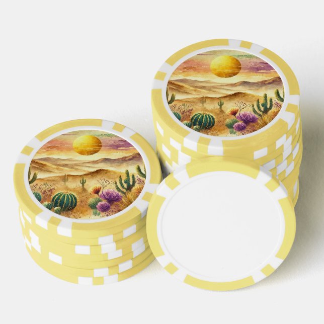 Jetons De Poker désert (Empiler)