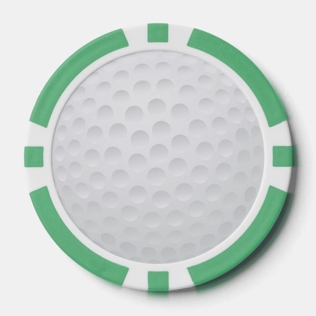 Jetons de poker design golf (Recto)