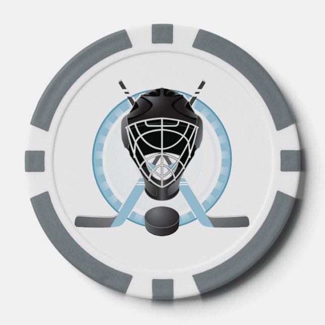 Jetons de poker design hockey (Recto)