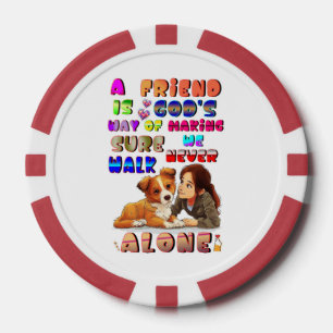 Jetons De Poker Dieux amis, moyen de s'assurer que nous ne marchon