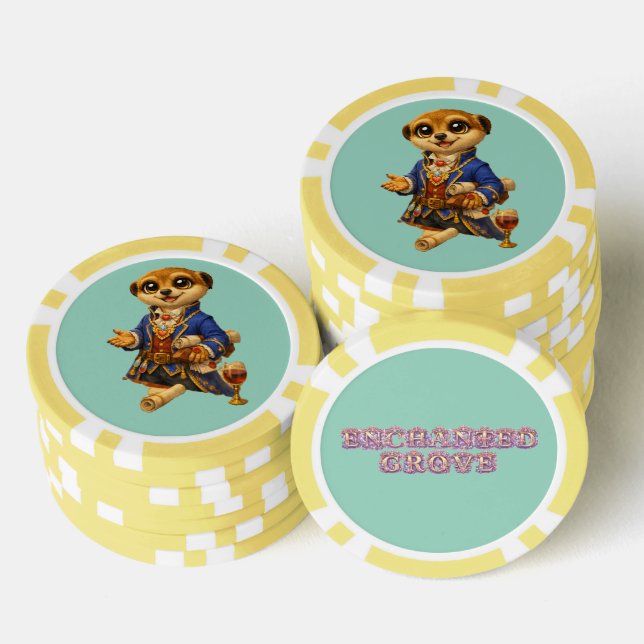 Jetons De Poker diplomate suricate (Empiler)