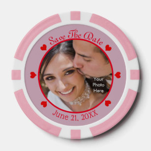 Jetons De Poker DIY - Sauvegarder la date /