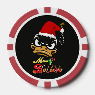 Jetons De Poker Doit Croire Noël