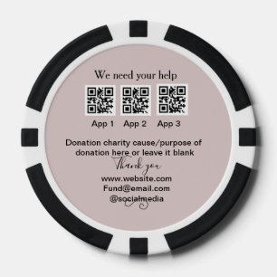 Jetons De Poker Donation Collection conseil pot ajouter votre q r 
