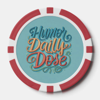 Jetons De Poker Dose quotidienne Humour
