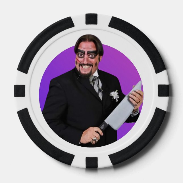 Jetons De Poker Dr. Paul Bearer Poker Chips (Recto)