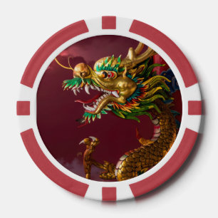 Jetons De Poker dragon chinois