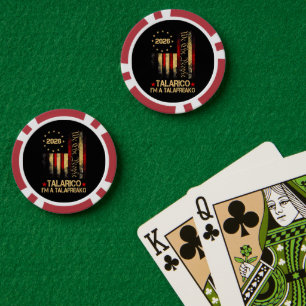 Jetons De Poker Drapeau américain vintage 2026 Supporter politique