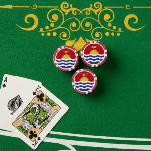 Jetons De Poker Drapeau de Kiribati