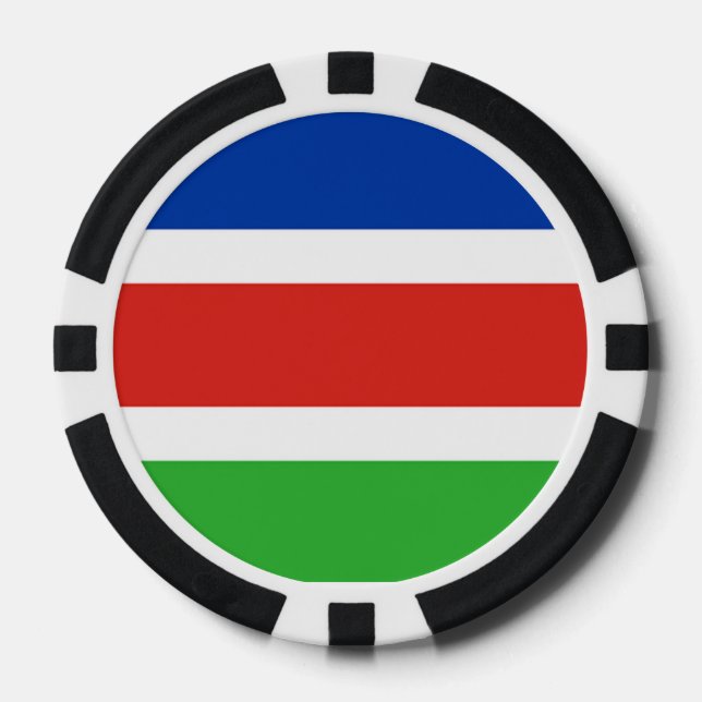 Jetons De Poker Drapeau de Laarbeek (Recto)