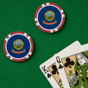 Jetons De Poker Drapeau de l'Idaho