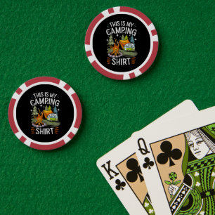 Jetons De Poker Drôle C'est Mon Camping Pour Campeur