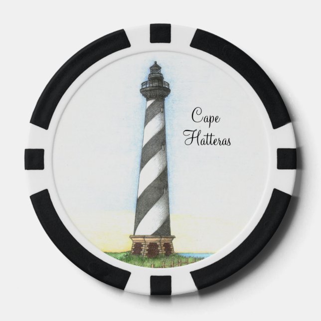 Jetons de poker du phare du cap Hatteras (Recto)