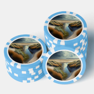 Jetons De Poker Dunes côtières néerlandaises