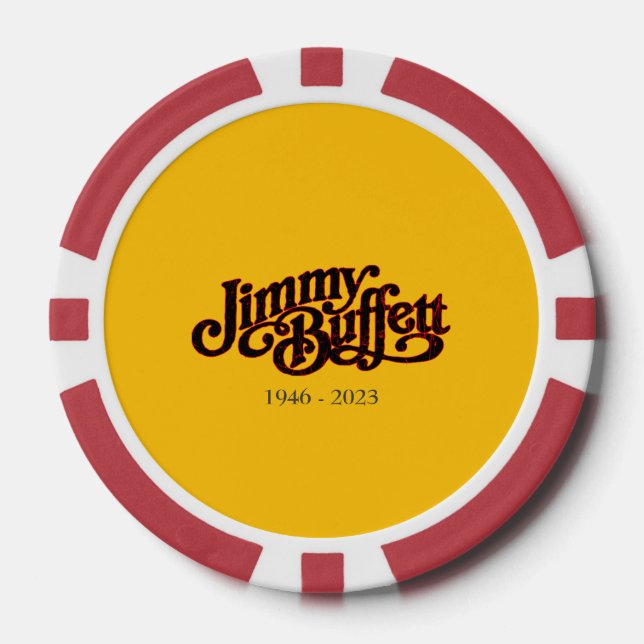 Jetons De Poker échappée de l'île de jimmy buffett margarita (Recto)