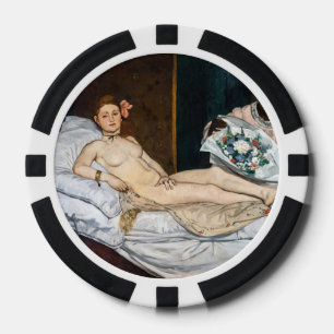 Jetons De Poker Edouard Manet - Olympia