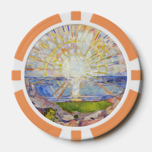 Jetons De Poker Edvard Munch - Le Soleil 1911